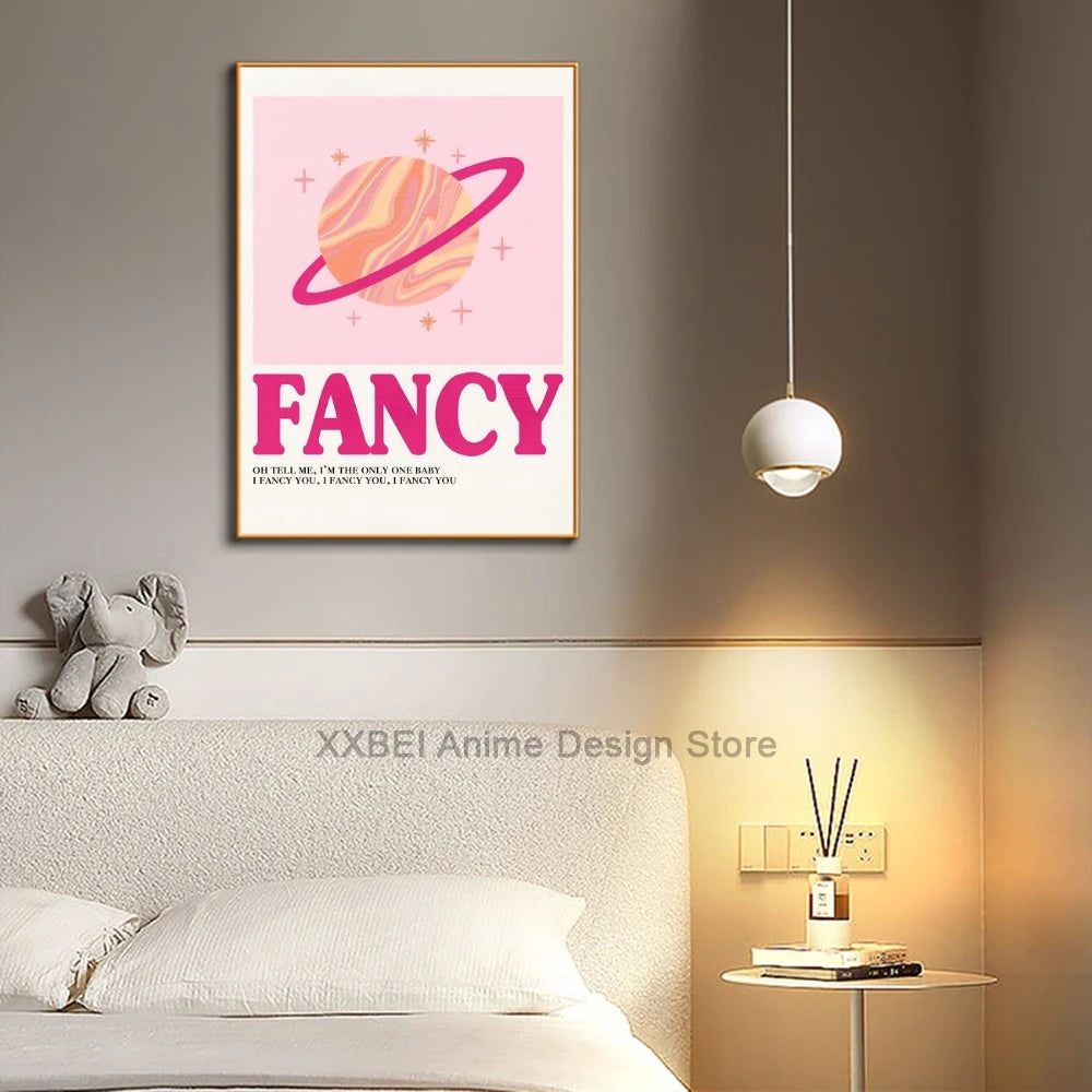 Kpop Group Popular Music Album TWICE TXT Cartoon Cute Poster Girl's Room Bedside Wall Sticker Decoration Cafe Hanging Painting